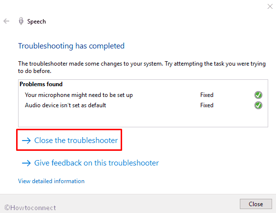 How to Run Speech Troubleshooter in Windows 10 - Image 4