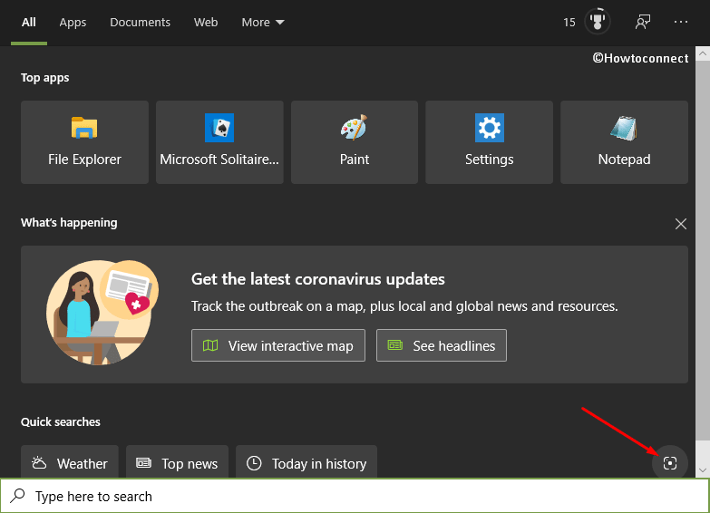 How to Search with a Screenshot in Windows 10 Image 1