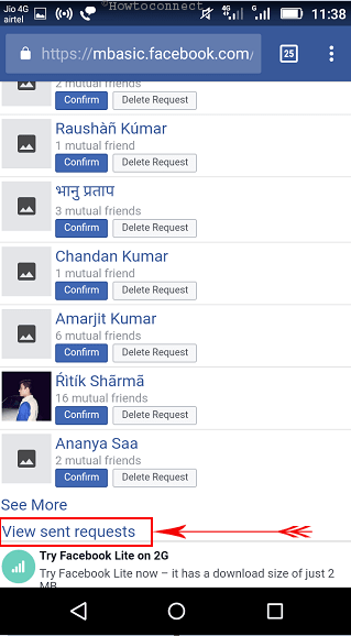 How to See Outgoing Friend Requests on Facebook Android pic 4