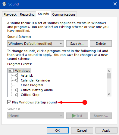 How to Set Custom Startup Sound in Windows 10 Pic 6