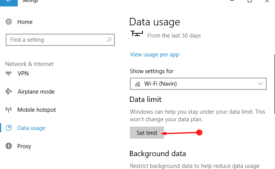 How to Set Data Limit Per Network in Windows 10 pic 3