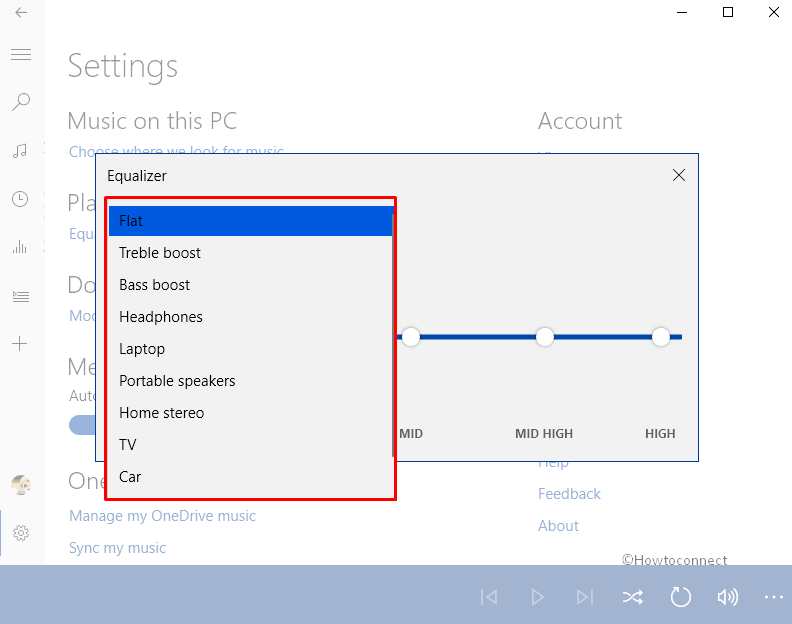How to Set Equalizer in Groove Music in Windows 10 Image 4