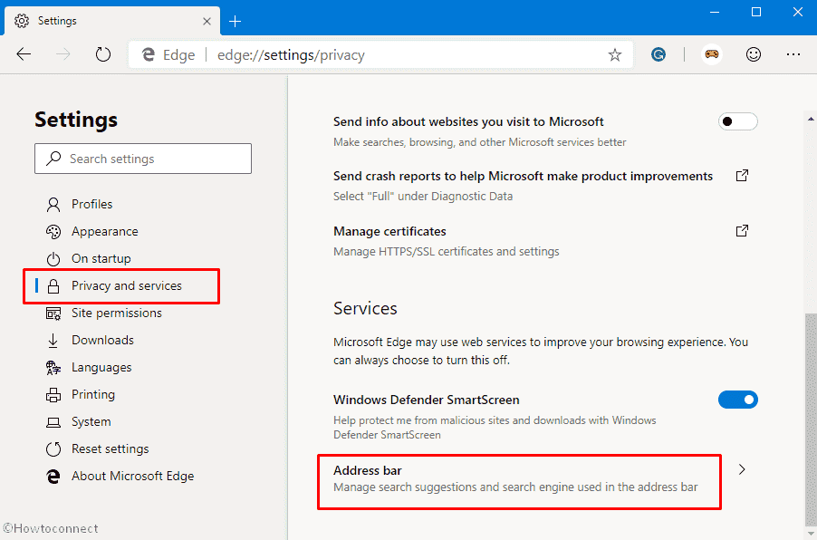 How to Set Google as Default Search in Chromium Microsoft Edge Browser image 2