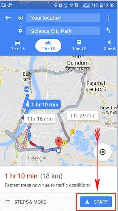 How to Set up Google Maps Navigation on Android To Get Directions Pic 2