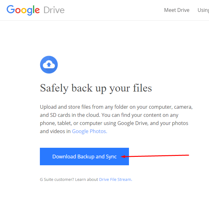 How to Setup Google Drive Backup and Sync on Windows 10 pic 1