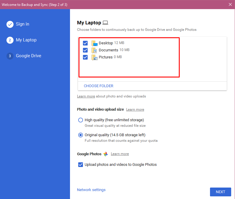 How to Setup Google Drive Backup and Sync on Windows 10 pic 4