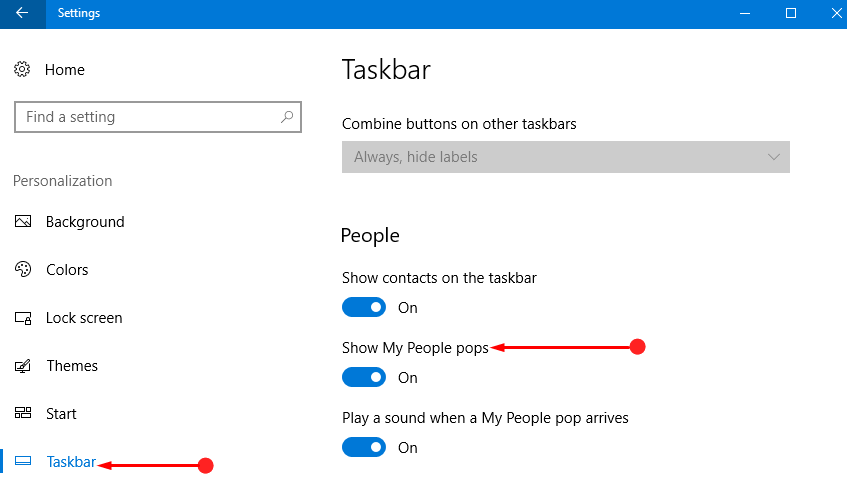 How to Show and Hide My People Pops in Windows 10 Image 2