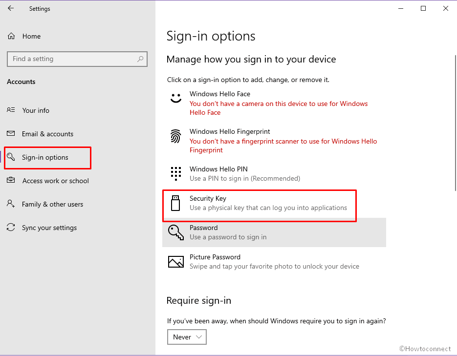 How to Sign into Apps Using Security Key in Windows 10 image 2
