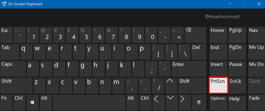 screenshot key command windows 10