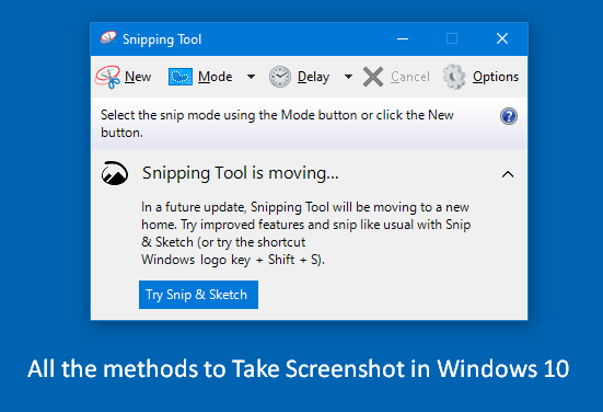How to Take Screenshot in Windows 10