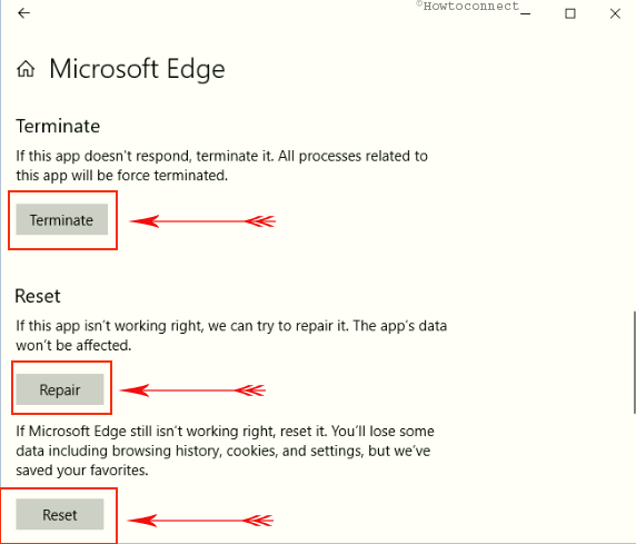 How to Terminate Reset, and Repair Microsoft Edge image 3