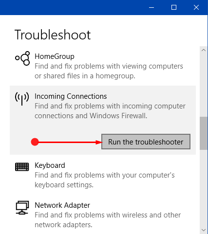 How to Troubleshoot Incoming Connections in Windows 10 Pics 3