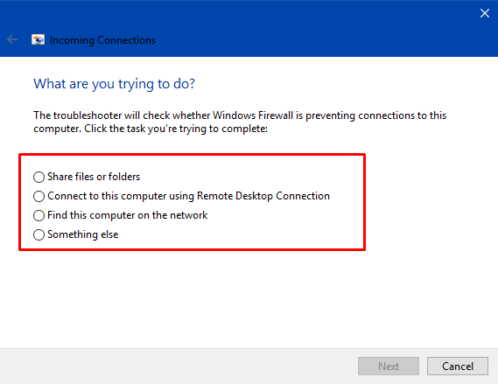 How to Troubleshoot Incoming Connections in Windows 10
