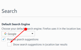 How to Turn Off Address Bar Suggestion in Firefox 55 image 2