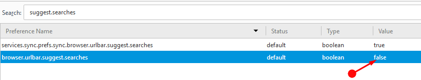 How to Turn Off Address Bar Suggestion in Firefox 55 image 6