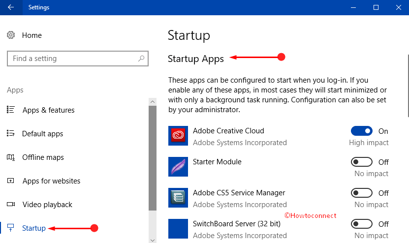 How to Turn Off Startup Items in Windows 10 Using Settings Pic 2