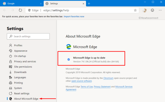 How to Update Chromium Microsoft Edge Browser