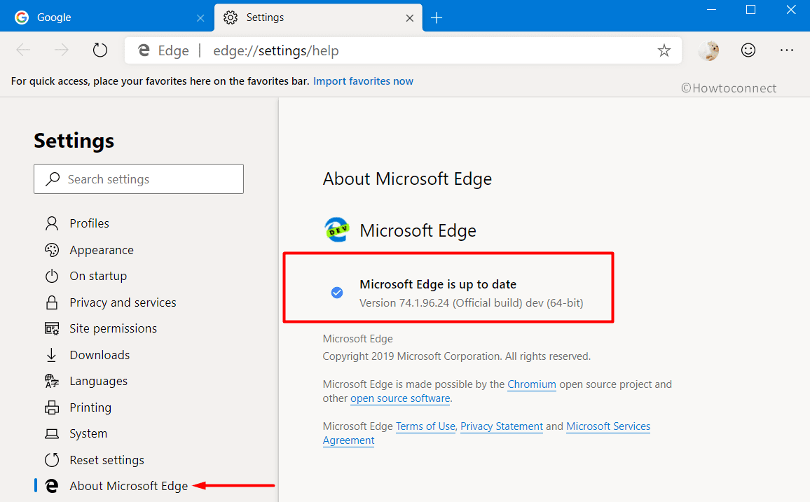 How to Update Chromium Microsoft Edge Browser Image 2