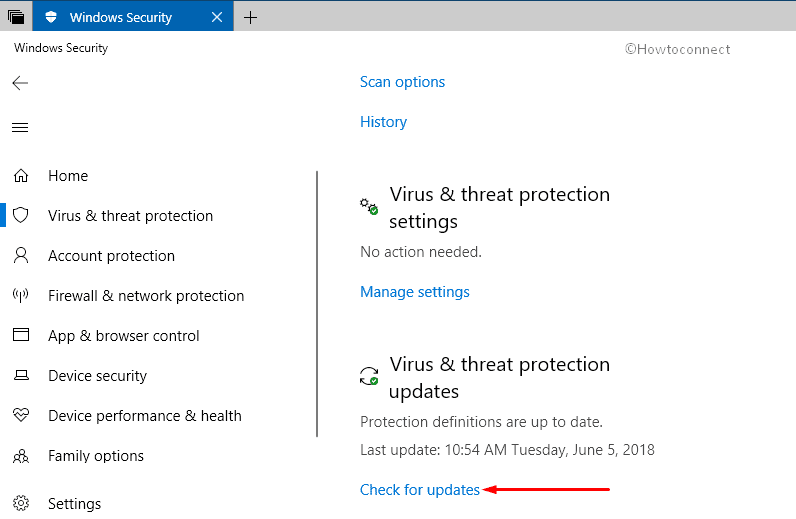 How to Update Virus & threat protection Pic 9