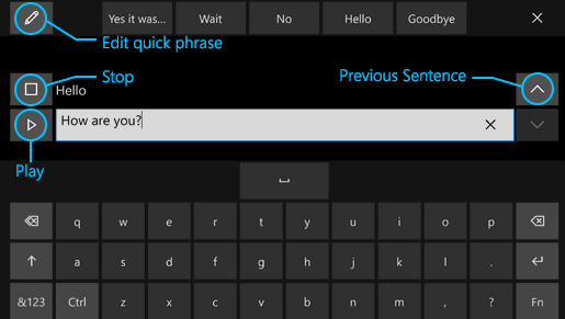How to Use Eye Control Text-to-speech in Windows 10 Photos 8