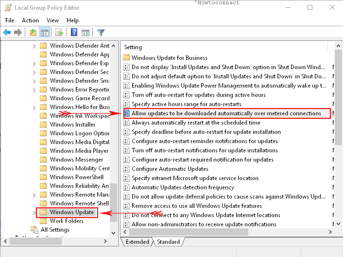 How to Use Local Group Policy Editor to Set Metered Connection Without Obstructing Update Pic 4