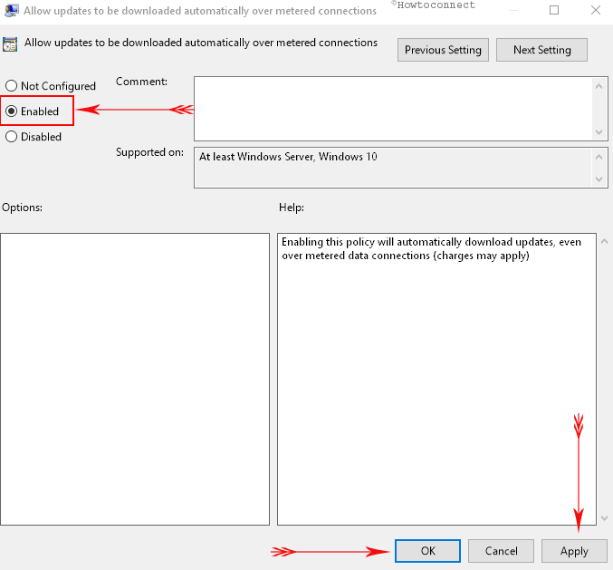 How to Use Local Group Policy Editor to Set Metered Connection Without Obstructing Update Pic 5