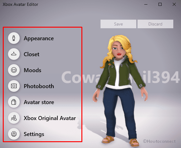 Edit appearance. Xbox avatar.