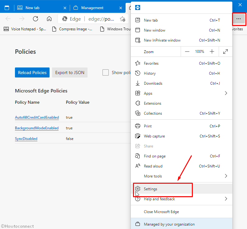 How to disable enable Vertical tabs in Microsoft Edge Browser