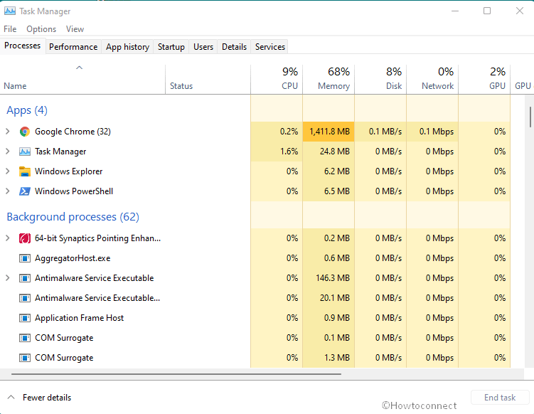 task manager in windows 11