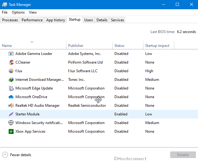 remove programs from startup windows 10