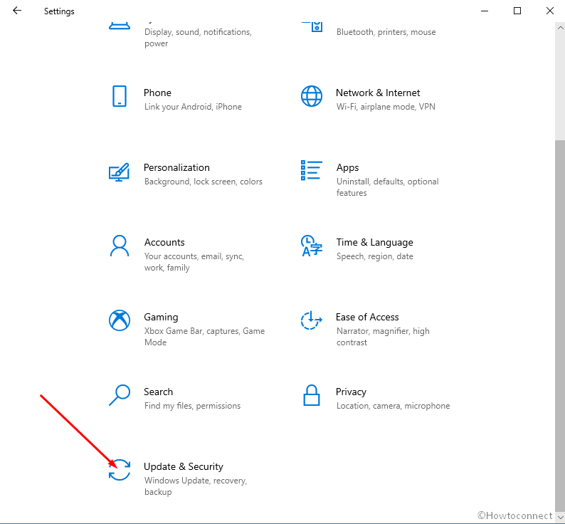 update and security tab on windows 10 How to see update history in Windows 10