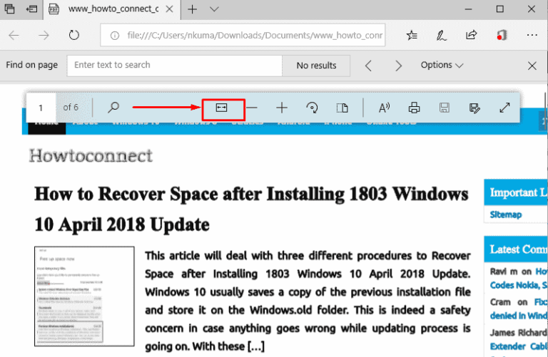 How to Manage PDF on Microsoft Edge
