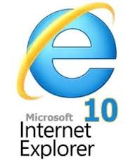 IE 10 main screen