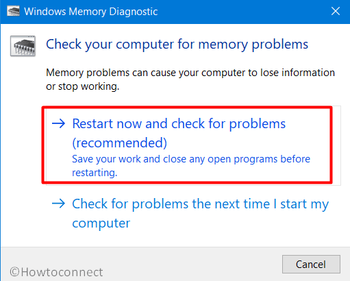 INSTALL MORE MEMORY Error in Windows 10 Pic 4