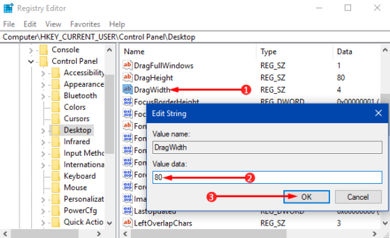How to Increase or Decrease Drag and Drop Sensitivity in Windows 10