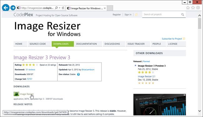Install Image Resizer for windows 8 Install Image Resizer for windows 8