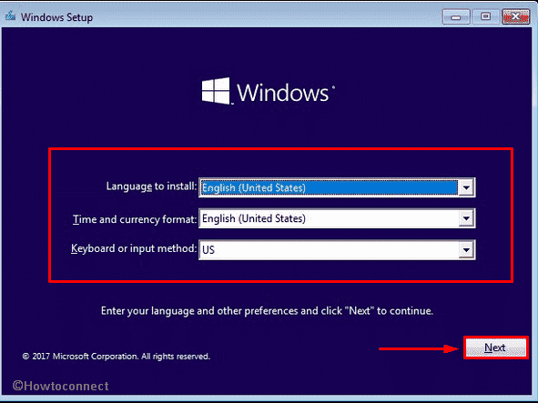 Install Windows 10 November 2019 Update Version 1909-input language and other preference