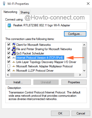 Internet Protocol Version 4 option needs to be hit twice