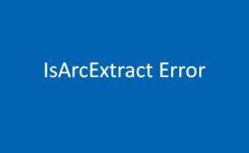 IsArcExtract Error in Windows 10