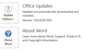 KB3191864, KB4011035 Updates for Office 2016 image 1