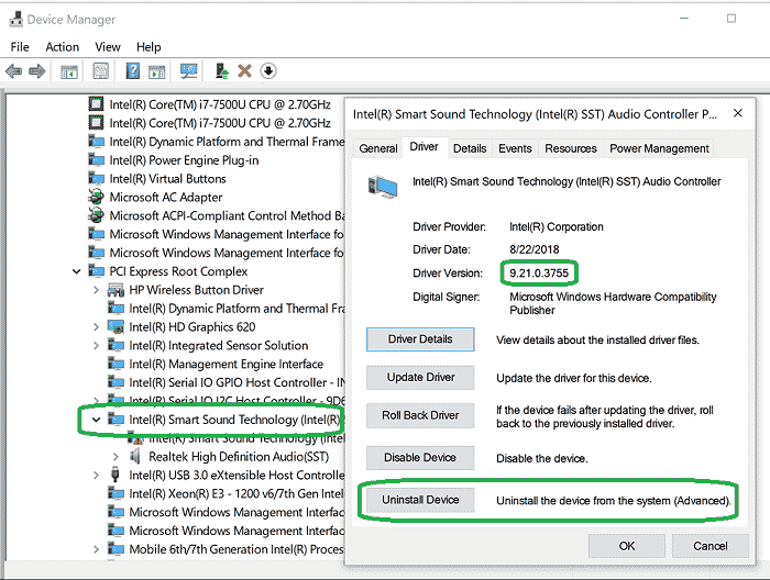 KB4468550 For Intel Audio Driver Issue on Windows 10 1809, 1803, 1709 image 1