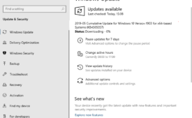 KB4498523 and KB4502374 for Windows 10 Version 1903