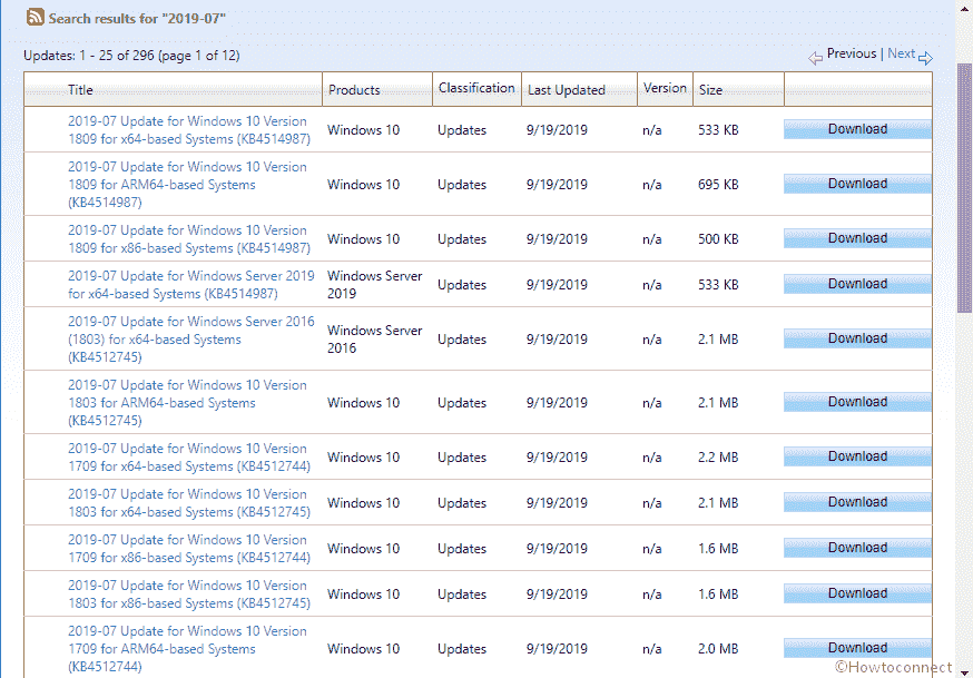 KB4514987, KB4512745, KB4512744 UUP Update Windows 10 1809, 1803, 1709