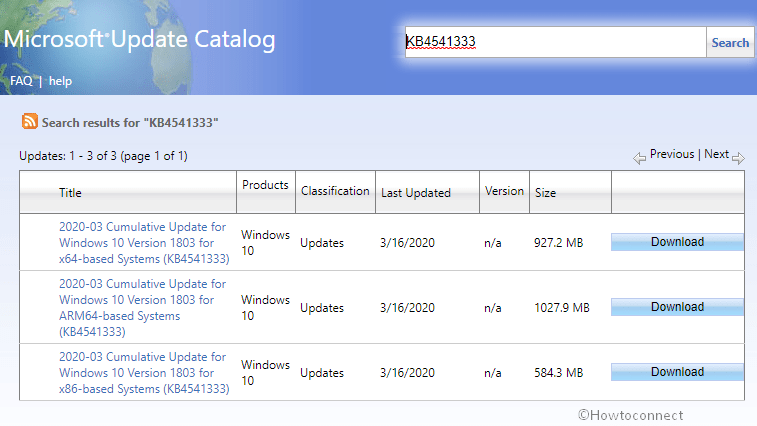 KB4541333 Windows 10 1803