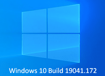 KB4552455 Windows 10 Build 19041.172 20H1