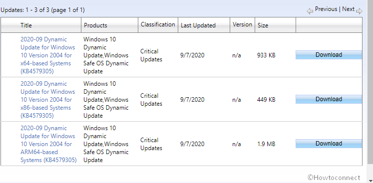 KB4579305 Compatibility update for Windows 10 Version 2004
