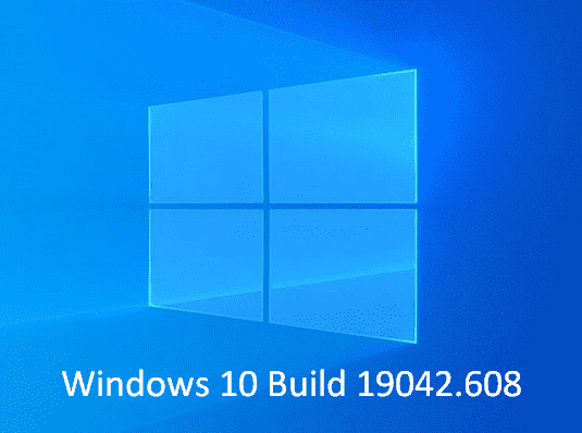 KB4580364 for Windows 10 Build 19042.610 [20H2] Released with a Minor fix