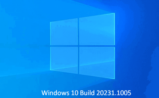 KB4586238 Windows 10 Build 20231.1005 Dev Channel is Available