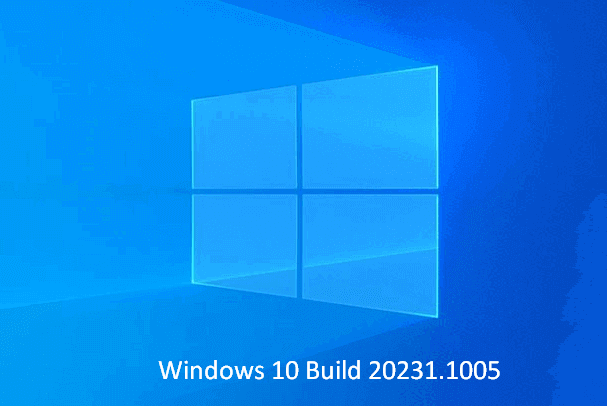 KB4586238 Windows 10 Build 20231.1005 Dev Channel is Available