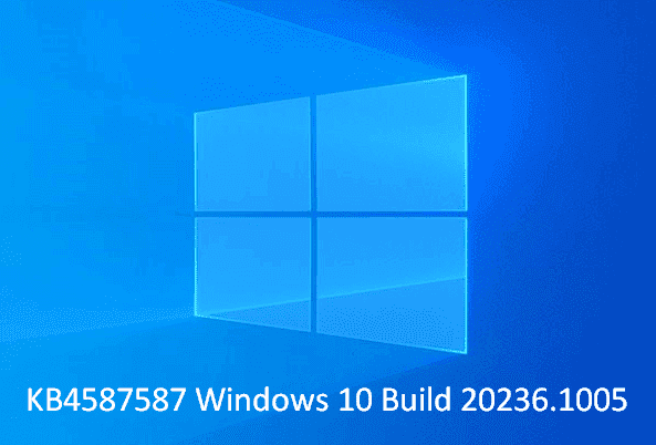 KB4587587 Windows 10 Build 20236.1005
